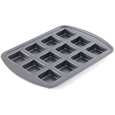 Wilton 12 Cup Individual Brownie Pan / Square Cupcake Tin