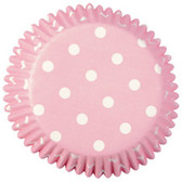 Light Pink Polka Dots Standard Baking Cups