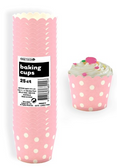 DOTS LOVELY PINK 25ct PAPER BAKING CUPS