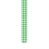 10mm Gingham - Green 3m   Premium Ribbon