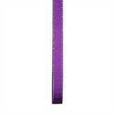 10mm Satin Ribbon - Purple/Silver 8m 