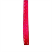 10mm Grosgrain Stitched Hot Pink 3m 
