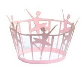 Ballerina CUPCAKE WRAPS pkt 12