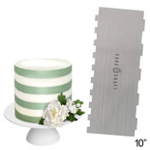 CAKE CRAFT | BUTTERCREAM COMB | THICK STRIPES | 10 INCH