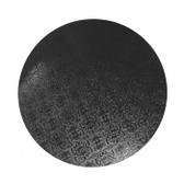 CAKE BOARD | BLACK | 13 INCH | ROUND | MDF | 6MM THICK