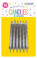 12 Metallic Candles Holders - Silver