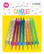 10 Metallic Candles In Holders - Assorted
