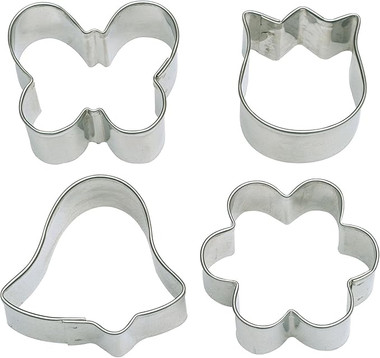 Wilton Fondant Garden Shapes Cut Outs, Set of 4