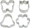 Wilton Fondant Garden Shapes Cut Outs, Set of 4