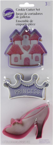 Wilton Princess Cookie Cutter Set, 3-Piece