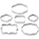 Wilton | Plaque Cut-Outs Set | 6pc