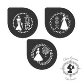 Claire Bowman Cake Stencil Classical Ladies Collection