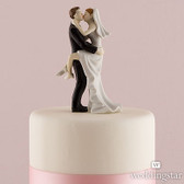 Wedding Star Topper Kissing Couple - Gold Blonde