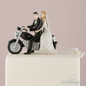 Wedding Star Topper Motorcycle Couple Figurine