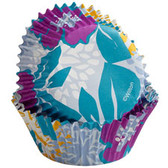 Wilton ColorCups Colorful Flowers on Periwinkle 36pc