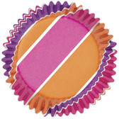 Wilton ColorCups Pink/Purple/Orange Stripes 36pc