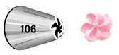 CAKE CRAFT | #106 DROP FLOWER | PIPING TIP | STAINLESS STEEL