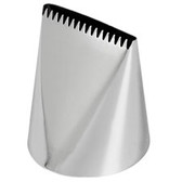 CAKE CRAFT | #789 JUMBO BASKETWEAVE/MOCKING | PIPING TIP | STAINLESS STEEL