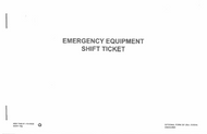 FORM EMER. EQUIPT SHIFT TICKET (OF-297)