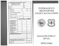 FORM HELO LOAD CALCULATION (OAS-67)