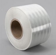 DECAL STRIPING 4" WHITE REFLECTIVE 150' ROLL