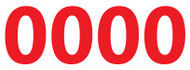 DECAL ENGINE 0000 NUMBER 12"X31" *SPECIAL ORDER*