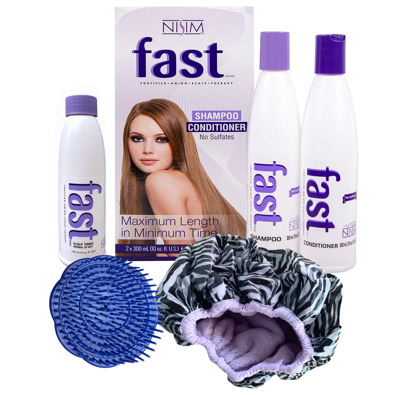 Fast Hair Growth Shampoo And Conditioner Oily Scalp Tonic