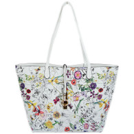 9012 Floral/White