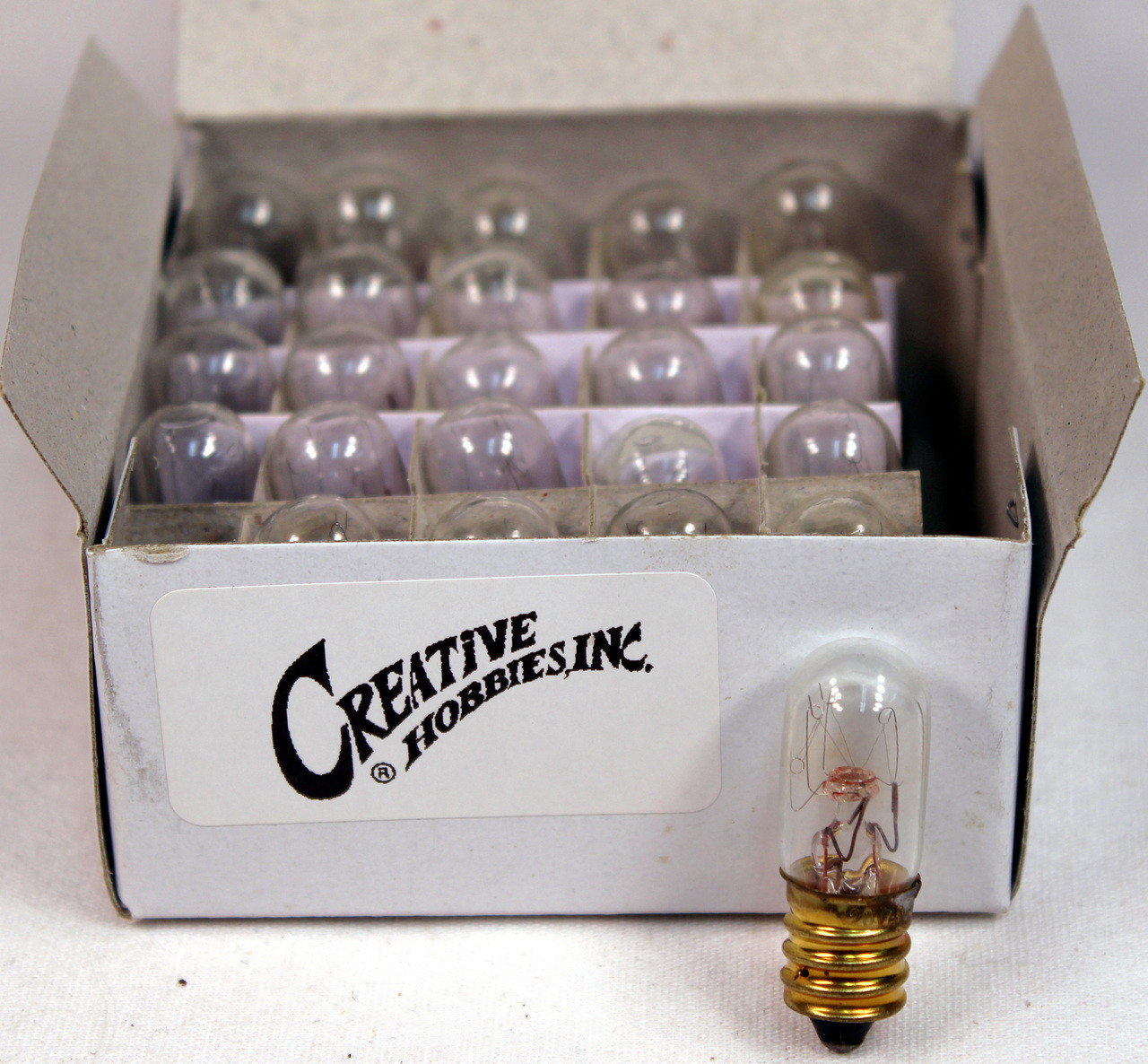 Creative Hobbies® 15811 Miniature Tubular Night Light Bulbs, 4 Watt