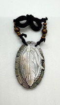 Dan Townsend Shell Gorget- Feather 3474