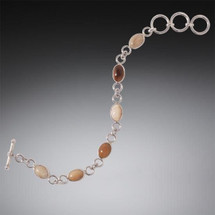 Fossilized Ivory Link Bracelet (3645)