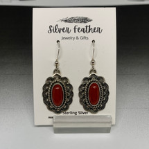 Coral Earrings (3682)