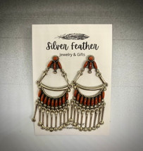 Coral Earrings (3683)