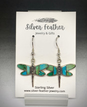 Turquoise Inlay Earrings (3731)