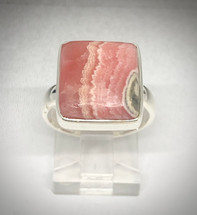 Rhodochrosite Ring Size 8 (3844)