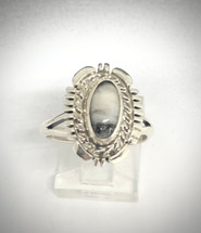 White Buffalo Ring Size 8 (3860)