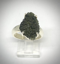 Moldavite Ring  Size 7 (3894)