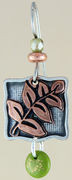 Mixed Metal Leaf Earrings