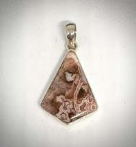 Crazy Lace Agate Pendant (3937)