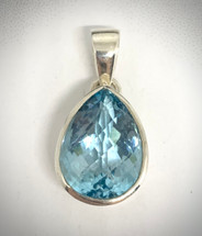 Blue Topaz Pendant (3956)