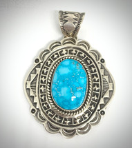 Turquoise Pendant (3972)