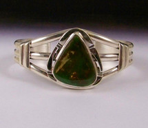 Royston Turquoise and Sterling Silver Cuff Bracelet