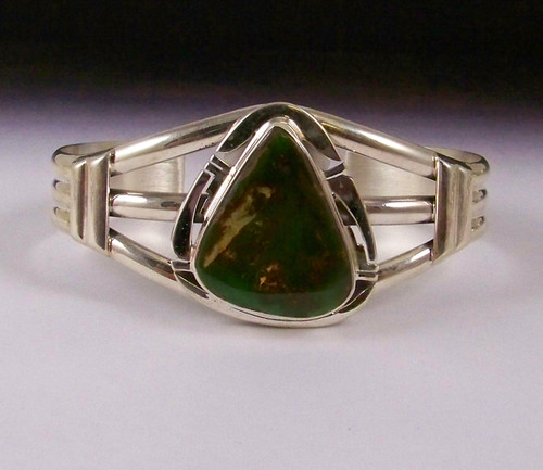 Royston Turquoise and Sterling Silver Cuff Bracelet