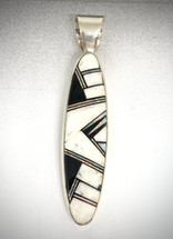 White Buffalo Inlay Pendant (4077)
