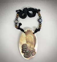 Dan Townsend Shell Gorget- Flying Eagle (4095)