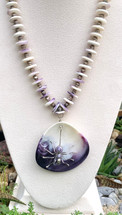 Wampum Shell Necklace (4105)