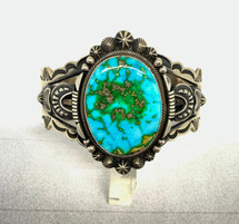 Sonoran Gold Turquoise Cuff Bracelet (4144)