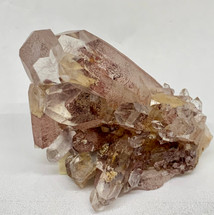 Sunset Phantom Quartz Cluster