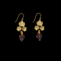 Michael Michaud Wild Grape Vine Earrings (4174)