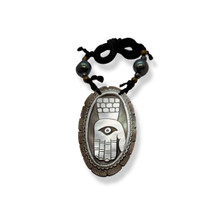 Dan Townsend Shell Gorget- Hand and Eye (4277)